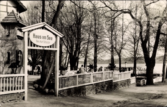 Ak Ferch Schwielowsee, Haus am See, eigenaar Kurt Schulze