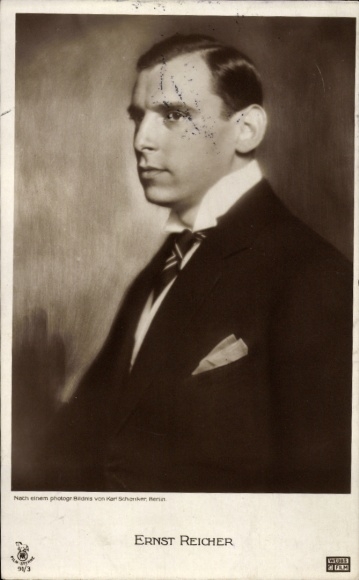 Ak Schauspieler Ernst Reicher, Portrait