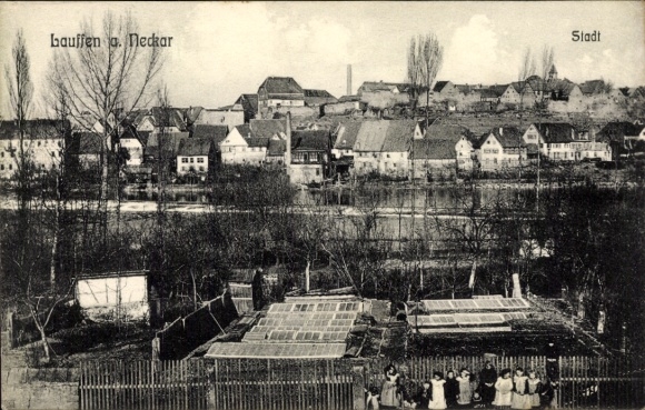 Postcard Lauffen am Neckar, general view