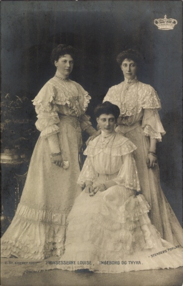 PC Princesses Louise, Ingeborg and Thyra of Denmark, portrait