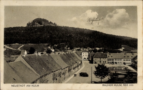 Ak Neustadt am Kulm Opper-Palts Beieren, gedeeltelijk uitzicht, Rauher Kulm