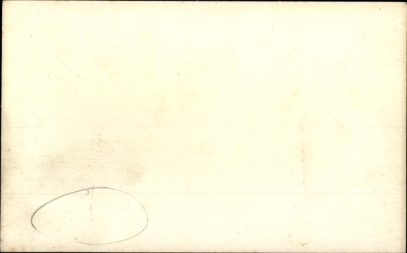 Postcard boy at the desk, misprint