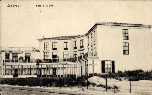 Ak Zandvoort Noord-Holland Nederland, Hotel Beau Site