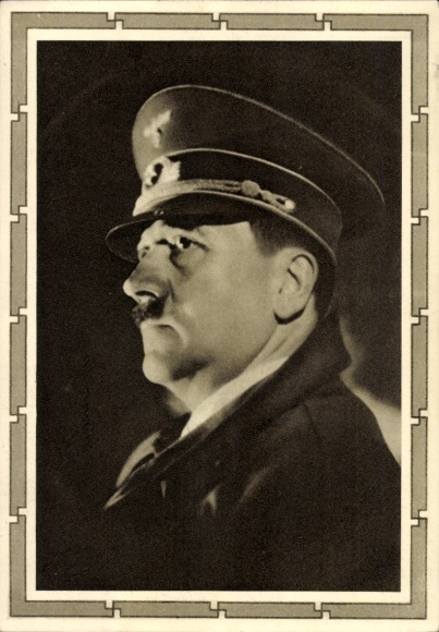 Postwaardestuk Ak Führer en Rijkskanselier Adolf Hitler, portret