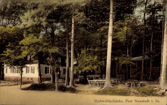 Postcard Neustadt in Sachsen, Hohwaldschänke