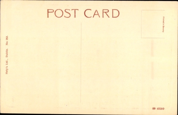 Postcard Glendalough Co. Wicklow Ireland, St. Kevin's Kitchen, s building, stone construction