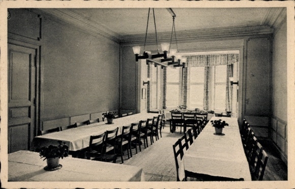 Postcard Neuenhagen near Berlin, NSV-Gauschule, interior view