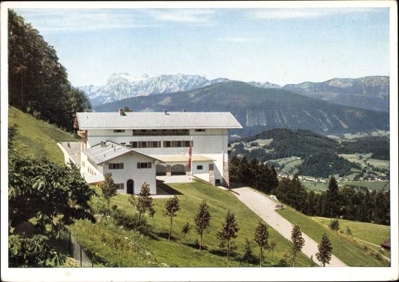 Ak Obersalzberg Berchtesgaden in Oberbayern, Berghof Wachenfeld, Landhaus des Reichskanzlers