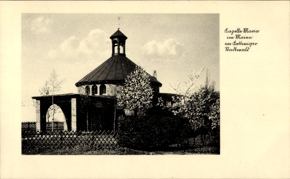 Ak Kettwig Essen im Ruhrgebiet, Stadtwald, Kapelle Maria im Maien