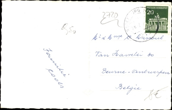 KP Rotenburg w Hanowerze Rotenburg an der Wümme, Grossestrasse, pojazdy, sklepy