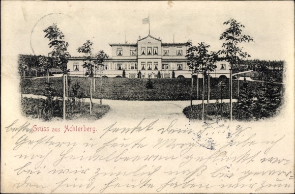 Ak Achterberg Obereinzingen in der Osterheide, Gutshaus