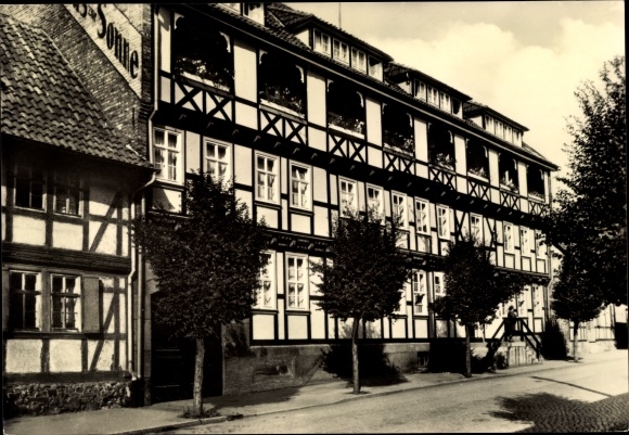Postcard Neustadt am Harz in Thuringia, FDGB convalescent home Haus zur Sonne