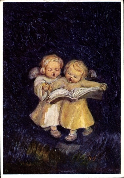 Artist PC Spötl, Maria, Gloria, singing children