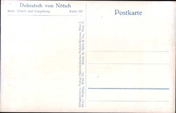PC Nötsch am Dobratsch Carinthia, village motif