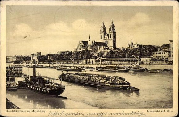 50 Ak Magdeburg Elbe, diverse Ansichten, kleinformatig