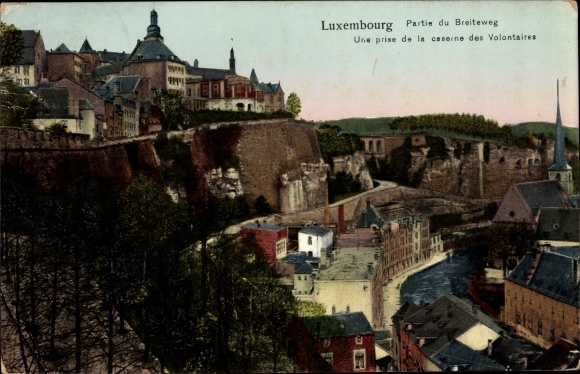 KP Luksemburg Luksemburg, Partie du Breiteweg, Caserne des Volontaires