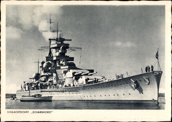 PC Deutsches Kriegsschiff, Scharnhorst, Battleship, Kriegsmarine