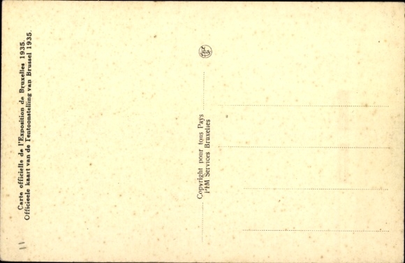 KP Bruxelles Bruksela, wystawa 1935, Le Commissariat General