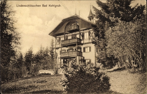 Ak Bad Kohlgrub in de wijk Garmisch Partenkirchen, Lindenschlösschen