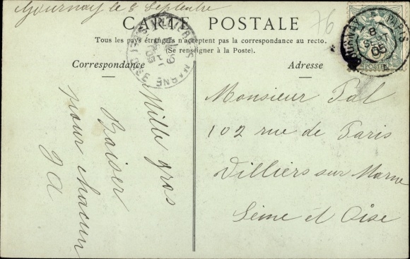 Postcard Gournay en Bray Seine Martitime, L&#39;Hospice, vue d&#39;ensemble, hospital