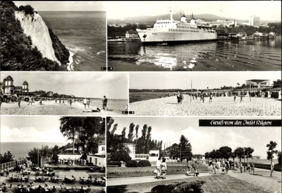 Postcard Island of Rügen, Stubbenkammer, Königsstuhl, Binz, Sellin open-air stage, Sassnitz harbor, Baabe