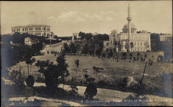 Postcard Konstantinopel Istanbul Türkei, Yildiz Palace, Hamidié Mosque