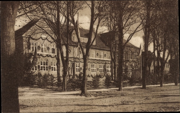 Postcard Hohenwestedt in Holstein, agricultural teacher training college