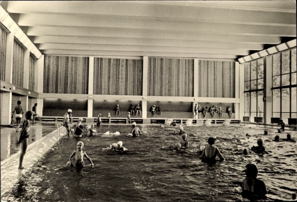 Ak Ostseebad Kühlungsborn,FDGB Meerwasserschwimmhalle