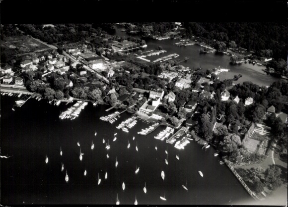 Foto Berlin Zehlendorf Wannsee, Fliegeraufnahme