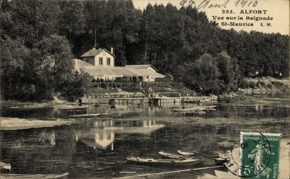 PC Maisons-Alfort F 94,Vue s. la Baignade de St-Maurice