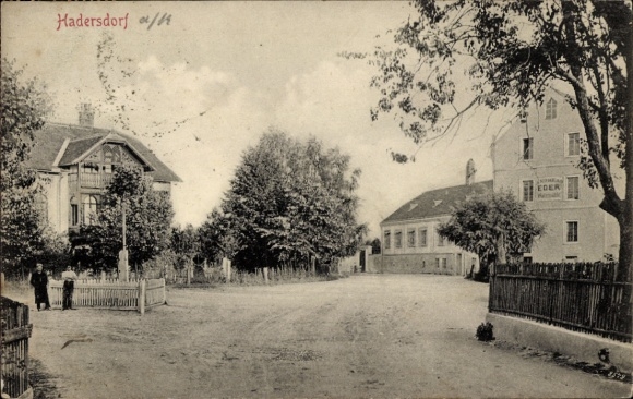 Ak Wien 14 Penzing Hadersdorf, Straßenansicht