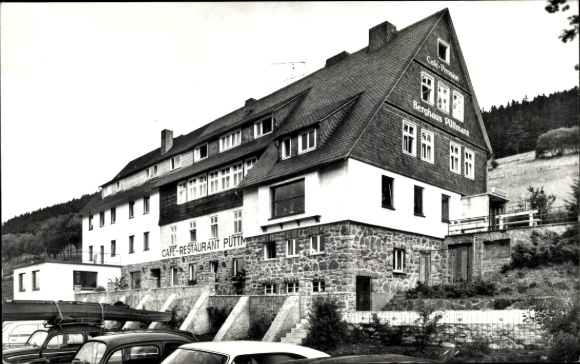 Postcard Usseln Willingen in the Upland Waldeck, Berghaus Püttmann
