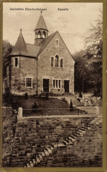 Postcard Oberkaufungen Kaufungen Hesse, chapel