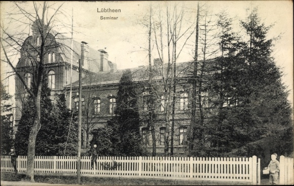 Postcard Lübtheen in Mecklenburg, Seminar