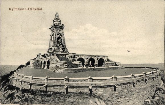 Ak Bad Frankenhausen am Kyffhäuser Thüringen, Kyffhäuser-Denkmal, monumentales Denkmal, schöne...