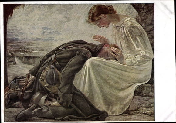 Künstler Ak Bühler, Hans Adolf, Heimkehr, HDK Nr. 136