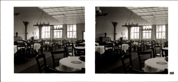 Stereo image photo &quot;The NS model companies 1937-38&quot;, no. 268, Ogo coffee roastery Bremen