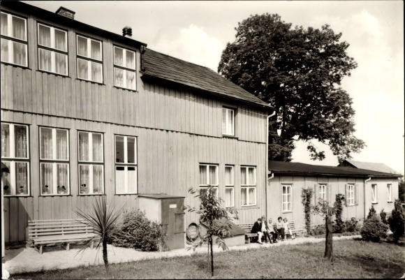 Postcard Kottengrün Werda in Saxony, view of the convalescent home