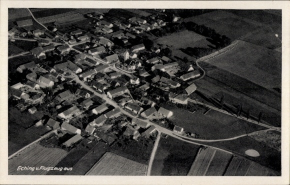 Ak Eching am Ammersee Opper-Beieren, luchtfoto