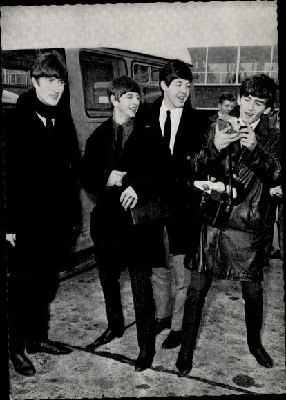Postcard Music Group The Beatles, John, Paul, George, Ringo