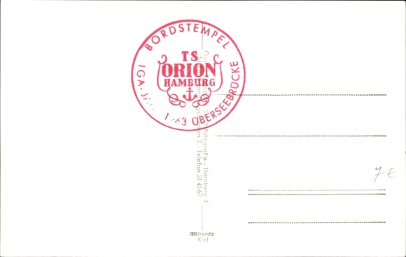 Ak-stoomboot Orion, Orient Line