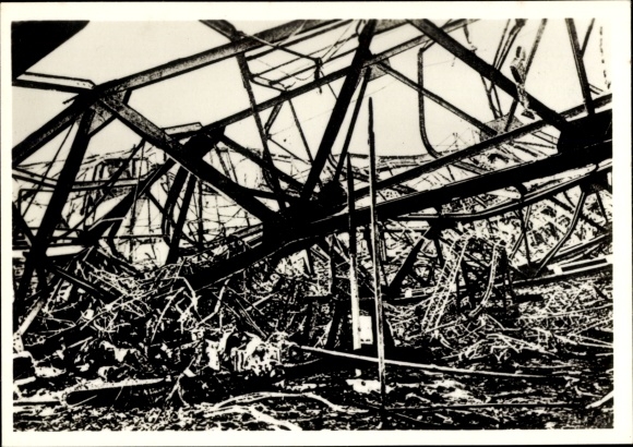 Collective picture Zeppelin world trips II. Book series war airship picture 11, airship hall Ahlhorn