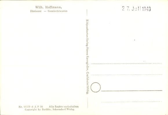 Postcard Unterheinriet Untergruppenbach in Württemberg, aerial photograph
