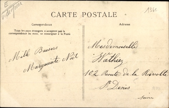 Ak Limeil Brevannes Val de Marne, Le Rond Point en Rue Boissy
