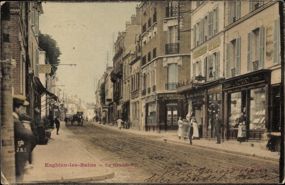 KP Enghien les Bains Val d'Oise, La Grande Rue, część uliczna