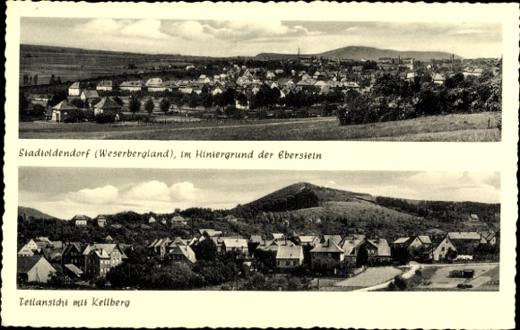 KP Stadtoldendorf w Dolnej Saksonii, panorama, Eberstein, Kellberg