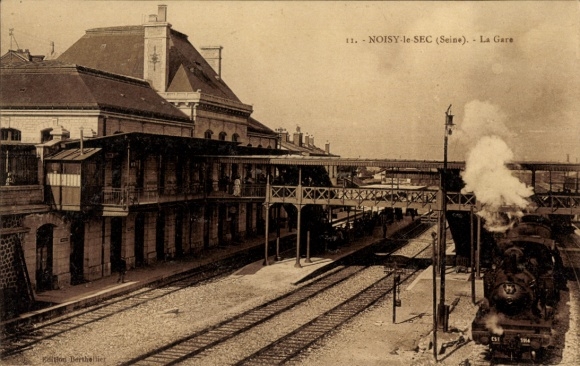 CPA Noisy-le-Sec Seine Saint Denis, La Gare