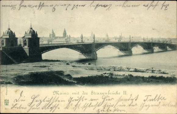 Mainz am Rhein, general view, road bridge