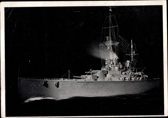 Ak Deutsches Kriegsschiff, Schlachtkreuzer Hindenburg, Schiffsmodellbauschule Max Bartsch, Potsdam