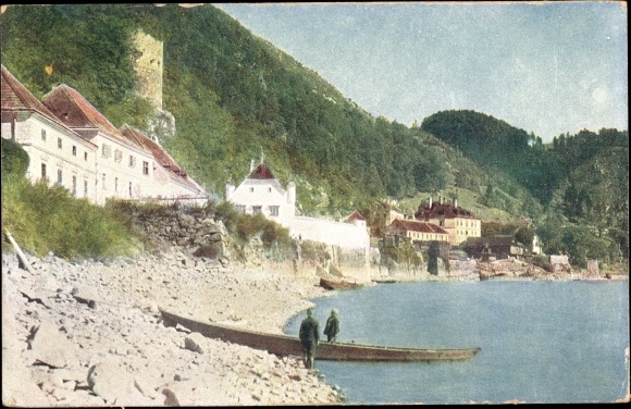 PC Sarmingstein St Nikola on the Danube Upper Austria, riverside